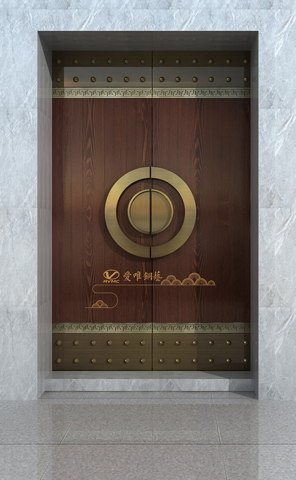 定做高檔銅門(mén)