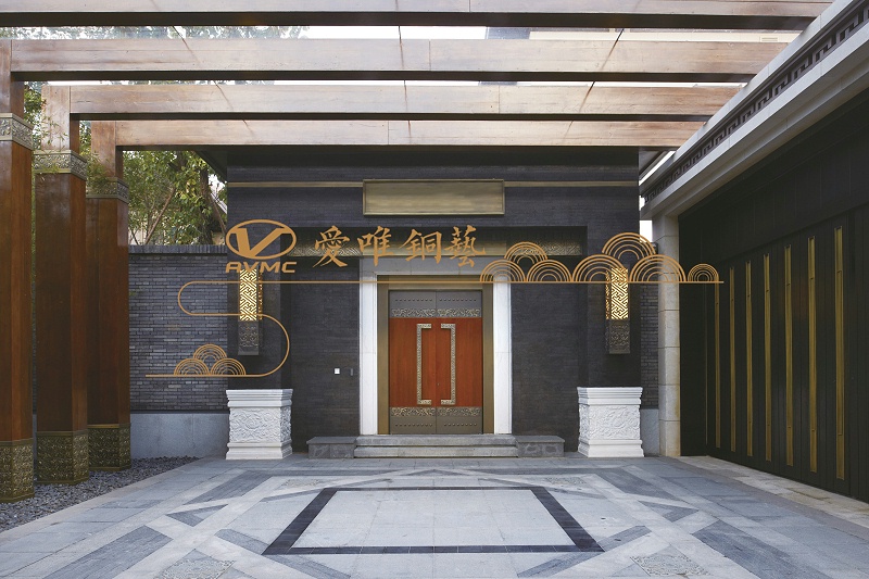 中式銅門 中式銅門