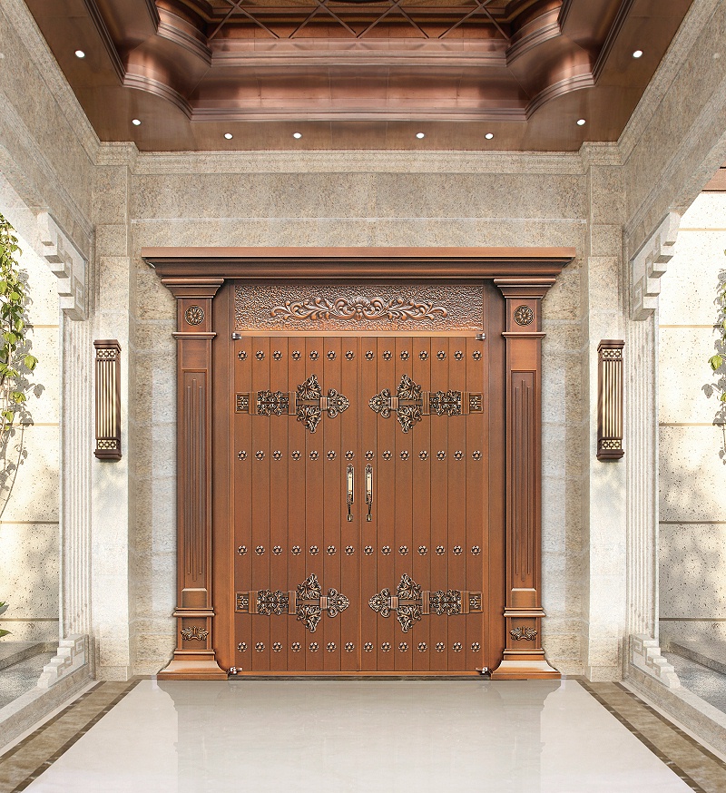 愛唯銅門對開門 愛唯銅門對開門